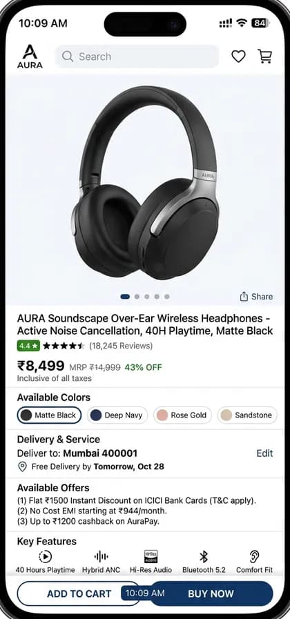 Amazon Clone App - Shopper app — app screen designed by CloneAppTech