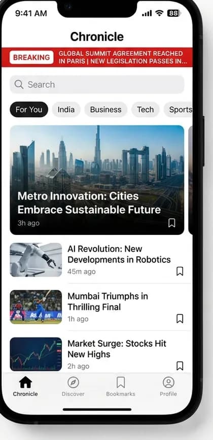 News & Publishing customer app — app screen designed by CloneAppTech
