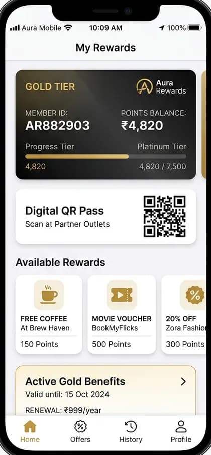 Subscription & Loyalty customer app — app screen designed by CloneAppTech