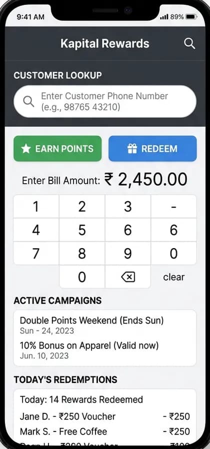 Subscription & Loyalty partner app — app screen designed by CloneAppTech