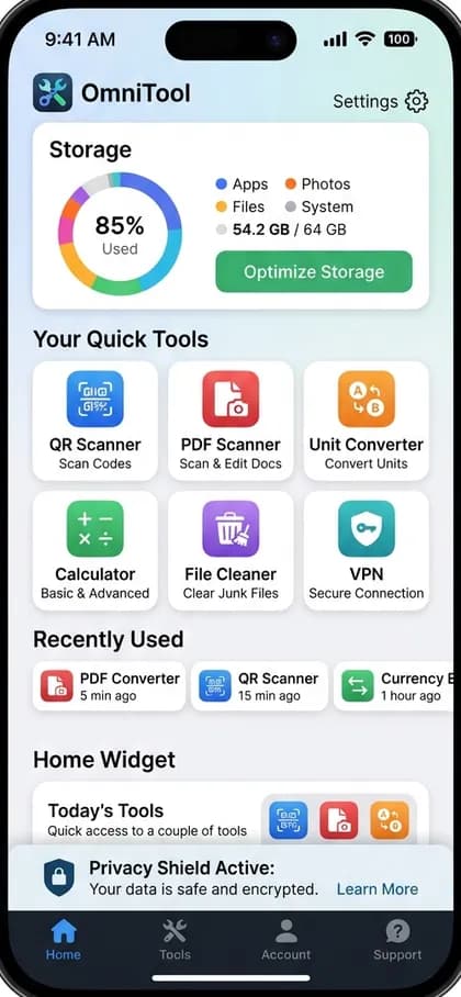 Utilities & Everyday Tools customer app — app screen designed by CloneAppTech