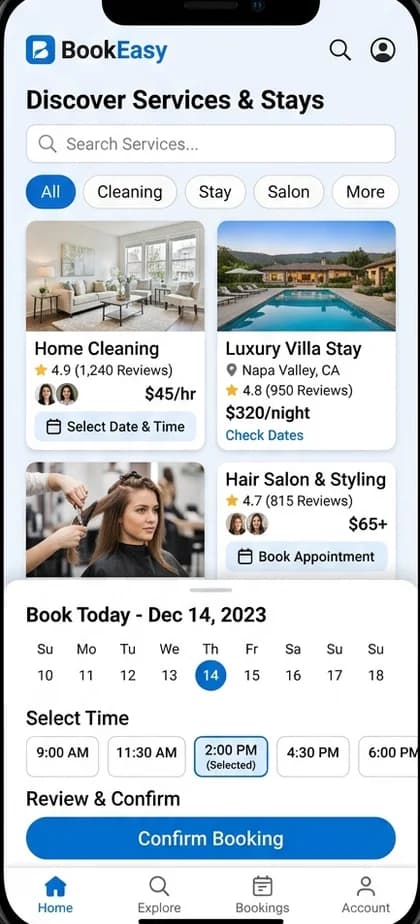 Events & Ticketing — app screen designed by CloneAppTech