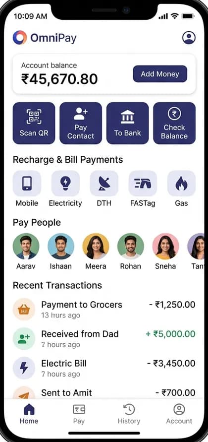 Group Expense Sharing App - User app — app screen designed by CloneAppTech
