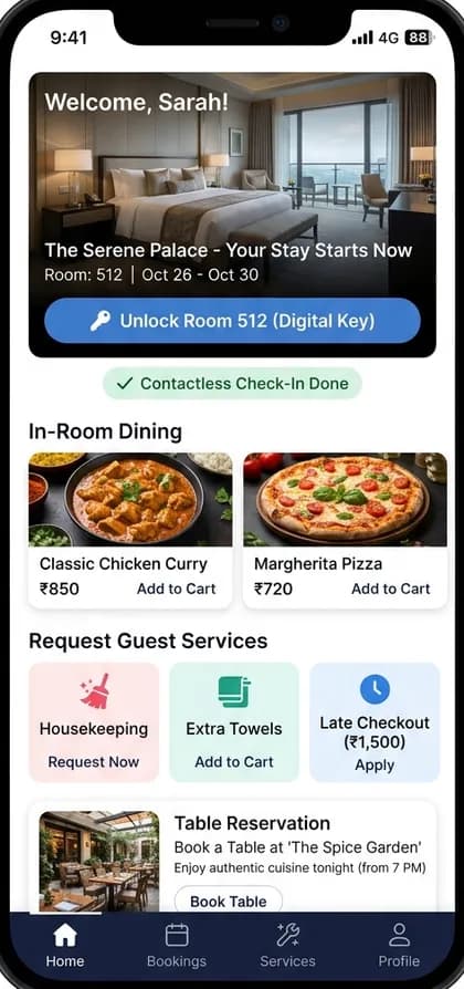 Waitlist Management App - Guest app — app screen designed by CloneAppTech